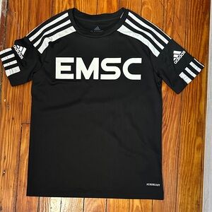 Adidas Black and White EMSC Aeroready Tee
